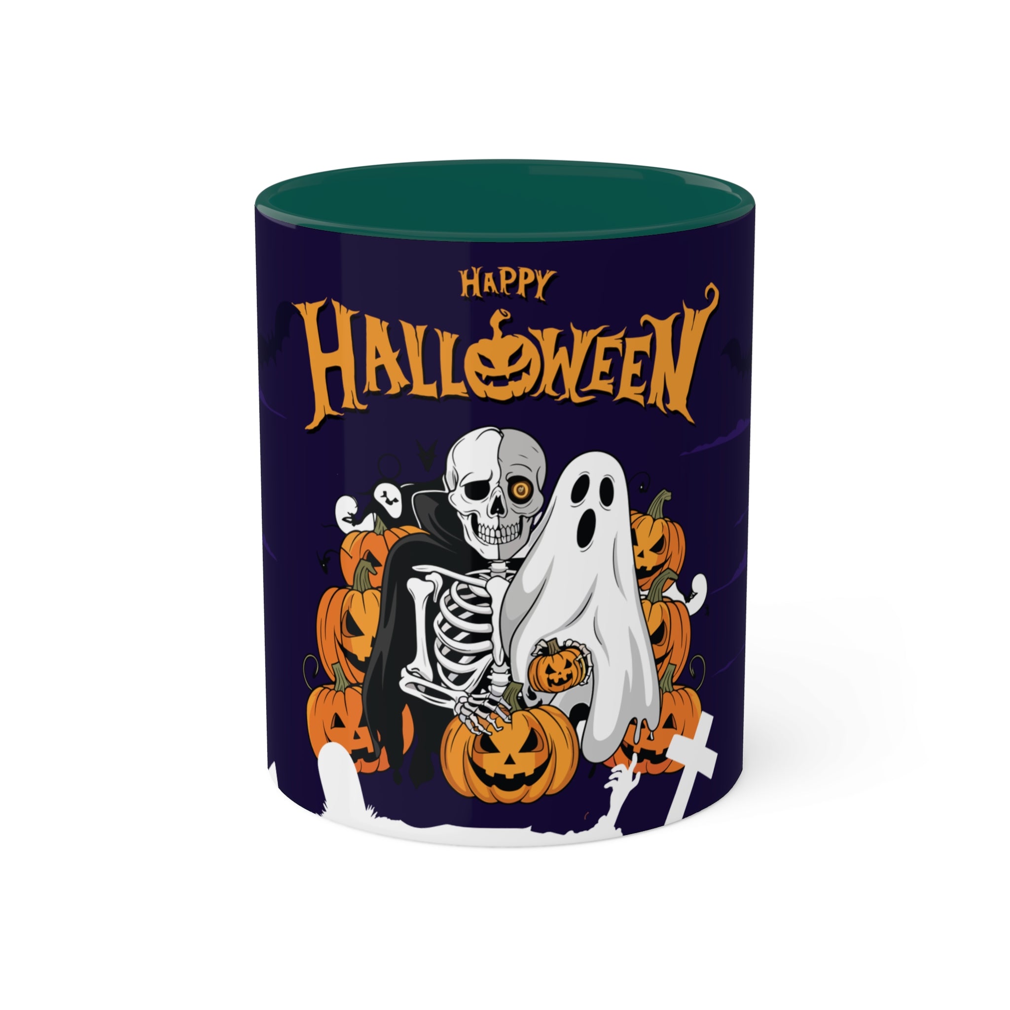 Halloween is Better with Skeleton | Colorful Mugs